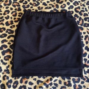Black pencil skirt